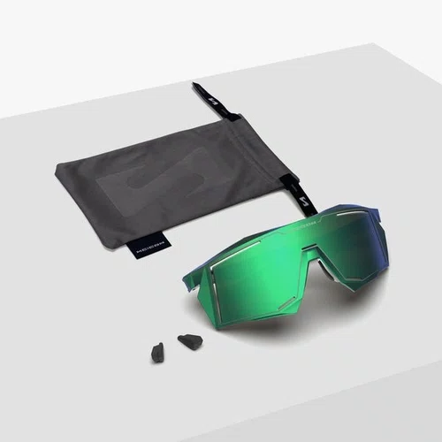 Oculos Scicon Ciclismo Aerostorm Verde Lente Verde