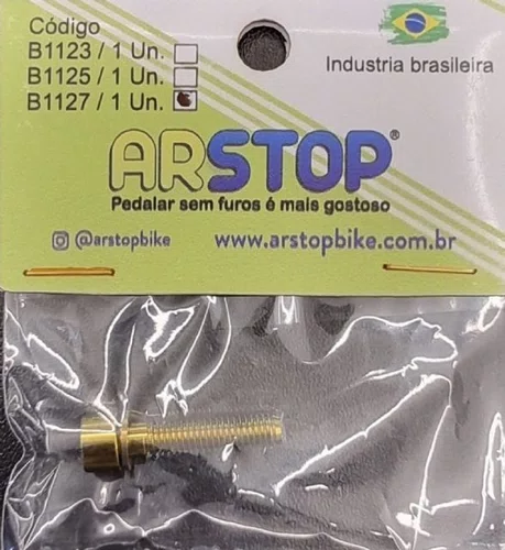 Parafuso Titânio Arstop P/Abraçadeira de Canote 27mm Dourado