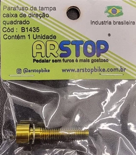 PARAFUSO TITANIO M6X35X 1,0 P/ Tampa Direção - DOURADO