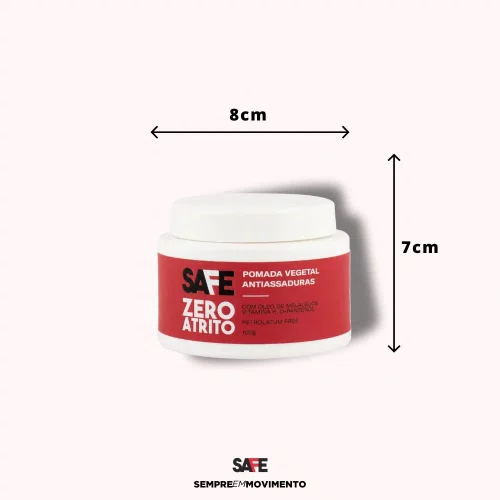 Pomada Safe 100% Vegetal Runners Zero Atrito 100g
