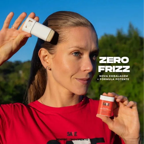 Safe Runners Zero Frizz Stick Fixador Para Cabelo 16g