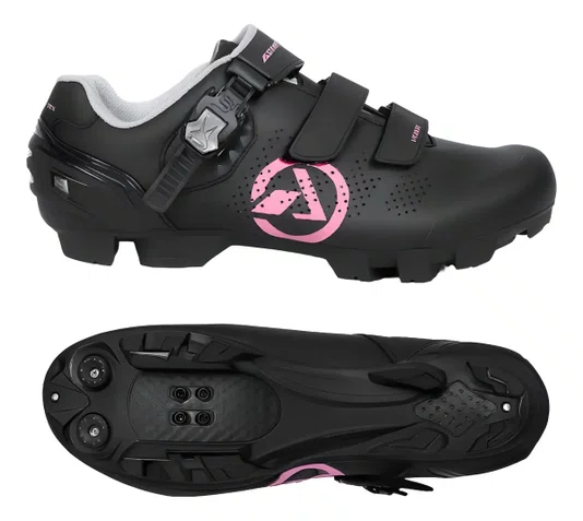 SAPATILHA ABSOLUTE MTB FEMININA LUNA 22 PRETO/ROSA