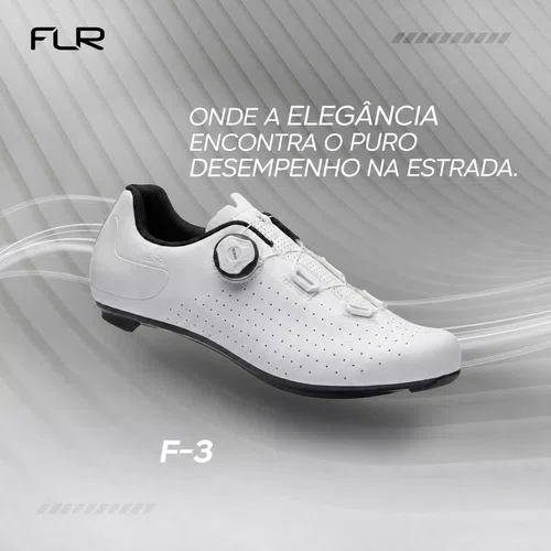 Sapatilha de Ciclismo FLR F-3 Speed Branca