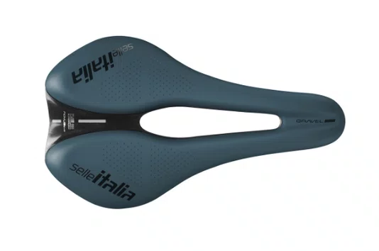SELIM SELLE ITALIA NOVUS EVO BOOST GRAVEL SUPERFLOW L3 145MM BLU MANGANES