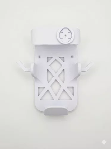 Suporte Parede Bike Capacete Sapatilha Óculos Garmin Branco