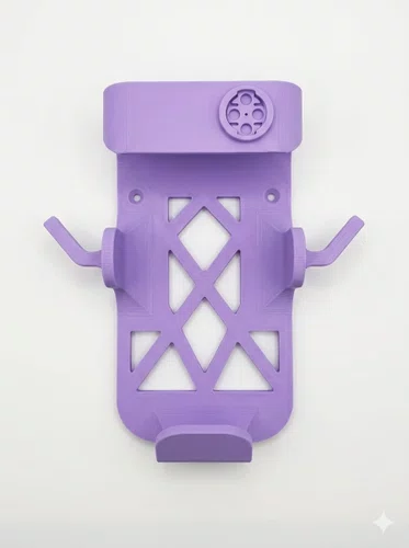 Suporte Parede Bike Capacete Sapatilha Óculos Garmin ROXO