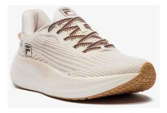 TENIS CORRIDA FILA RACER SPEEDZONE FEMININO BEGE/MARROM