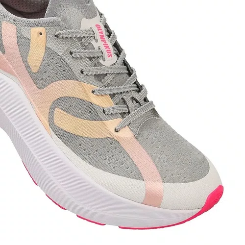 TENIS CORRIDA OLYMPIKUS CORRE 5 CINZA