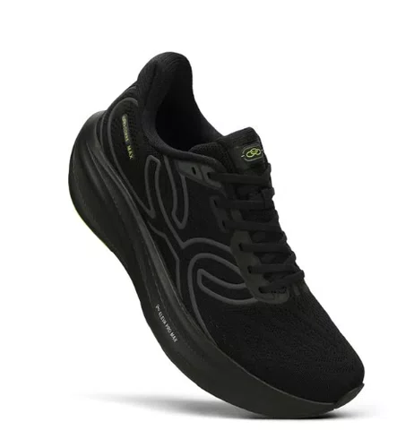 TENIS DE CORRIDA OLYMPIKUS CORRE MAX PRETO/VERDE