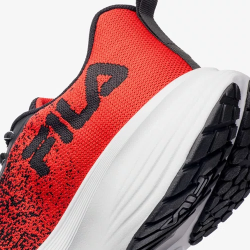 TENIS FILA AGILE MASCULINO PRETO/GRAFITE/VERMELHO