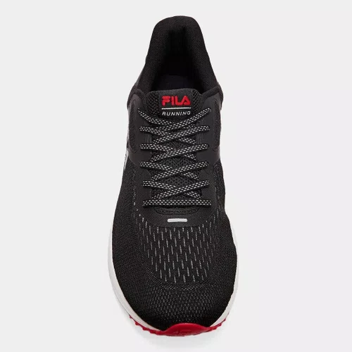 TENIS FILA FASTNESS MASCULINO PRETO/CINZA/VERMELHO