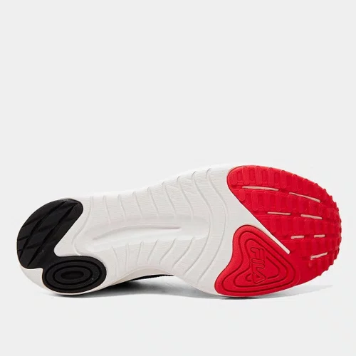 TENIS FILA FASTNESS MASCULINO PRETO/CINZA/VERMELHO