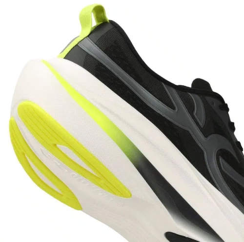TENIS OLYMPIKUS CORRE TURBO PRETO/LIMAO