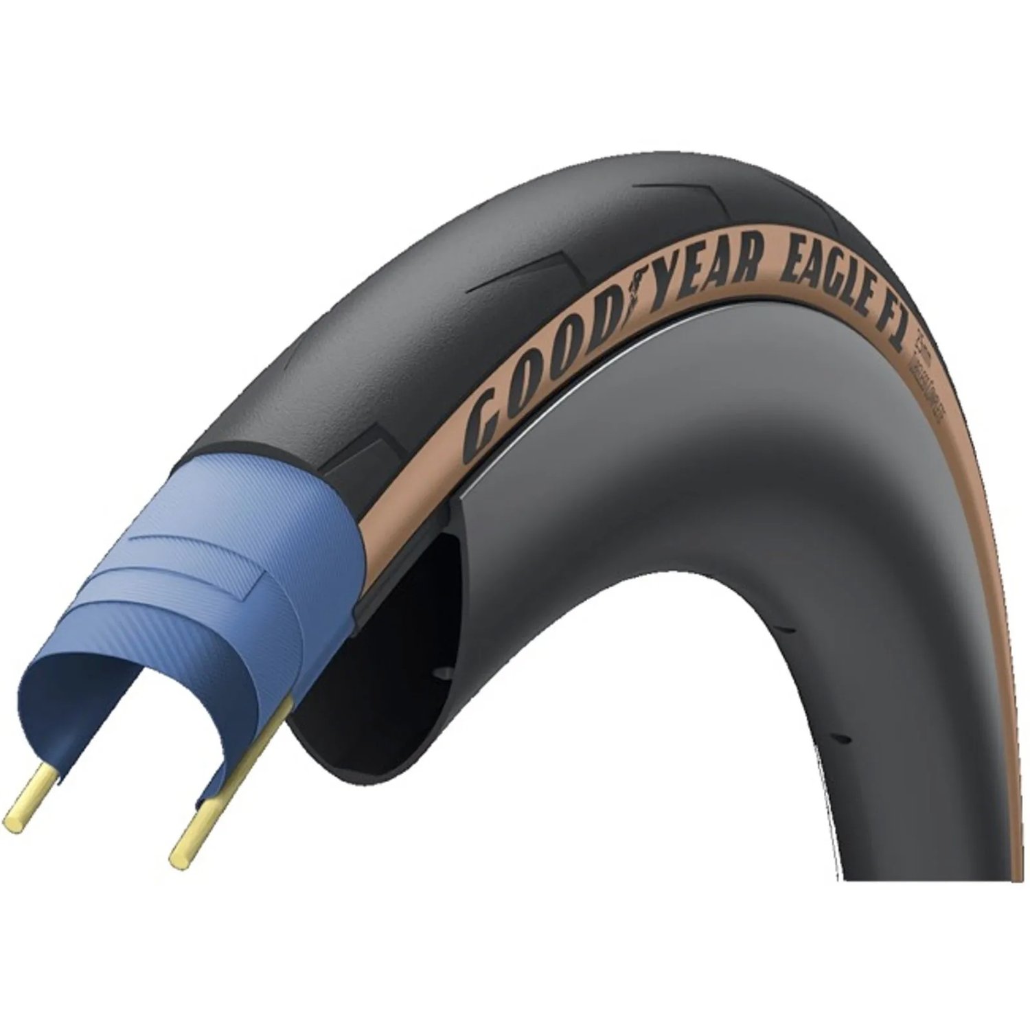 PNEU GOODYEAR EAGLE F1 SUPERSPORT TUBE 700X25 TYPE PRETO/MARROM