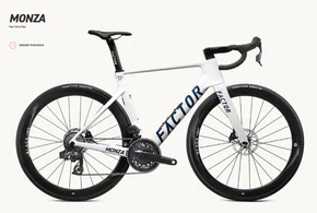 Bicicleta Factor Monza Ultegra Di2 2026 Branca