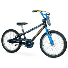 BICICLETA NATHOR INFANTIL ARO 20 HOT WHEELS PRETO/AZUL