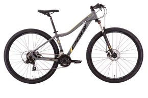 BICICLETA OGGI 29 FLOAT SPORT TOURNEY 21V Preto/Amarelo Neon
