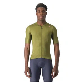 Camisa Ciclismo Castelli Masculino Espresso - Amarelo Limão