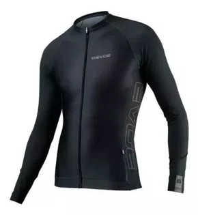 Camisa Ciclismo Evoe Evolution Lungo Nero Ml Masc