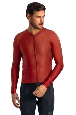Camisa Ciclismo Free Force Masculina Training Ferrugem