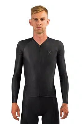 Camisa Free Force Masculina Manga Longa Training Dark Preto