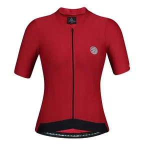 Camisa de Ciclismo Mauro Ribeiro Fiber 2.0 Feminina Vermelho