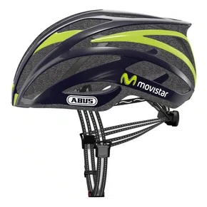 CAPACETE ABUS MOVISTAR AZUL/VERDE