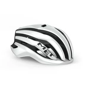 CAPACETE MET ROAD TRENTA MIPS BRANCO/PRETO