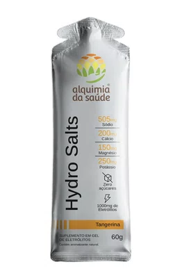 Repositor de Eletrólitos Hydro Salts Sachê 60g Sabor Tangerina Alquimia da Saúde