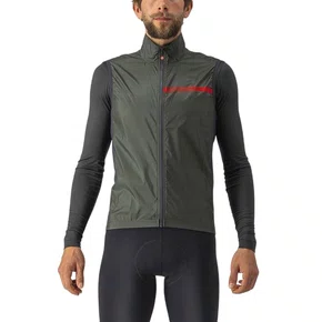 Colete de Ciclismo Castelli Squadra Stretch Vest Verde