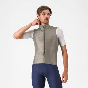 Colete Ciclismo Castelli Aria 2 Vest Masculino - Bege