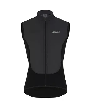 Colete Santini Latam Gravel Trail Wind Vest Preto