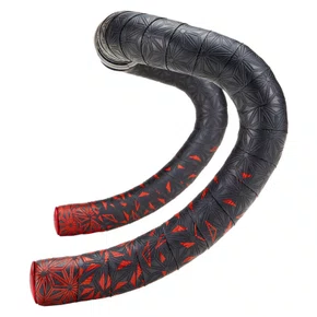 Fita Guidão Supacaz Super Sticky Kush Star Fade Pto/Vermelho