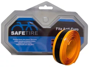 Fita Protetora Anti Furo Para Bicicleta 23Mm Laranjada