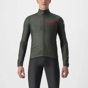 Jaqueta Castelli Corta Vento Masculino Squadra Stretch Verde