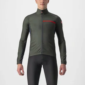 Jaqueta Castelli Corta Vento Masculino Squadra Stretch Verde