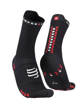 Meias de Compessão Corrida Pro Racing v4.0 Cano Medio Preto