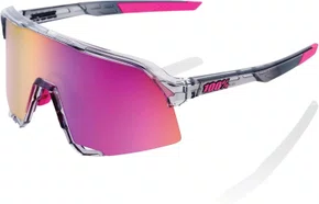 OCULOS 100% S3 POLISHED TRANSLUCENT GREY PURPLE MULTILAYER MIRROR LENS