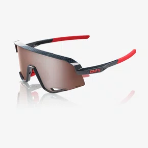 OCULOS 100% SLENDALE GLOSS CARBON FIBER HIPER CRIMSON SILVER