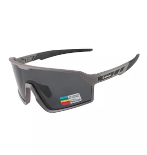 OCULOS CICLISMO TR90 EL652 LENTE POLARIZADA CINZA/PRETO