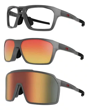 OCULOS HB PRESTO GRAPHENE/RED ORANGE CHROME