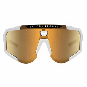 OCULOS SCICON AEROSCOPE BRANCO LENTE BRONZE