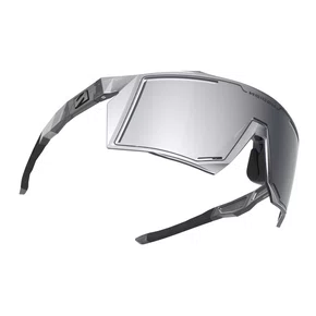 Oculos Scicon Ciclismo Aerostorm Prata Lente Prata