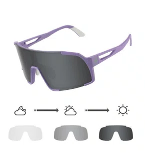 OCULOSCICLISMO EL655 LENTE FOTOCROMATICA ROXO/VERDE