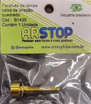 PARAFUSO TITANIO M6X35X 1,0 P/ Tampa Direção - DOURADO
