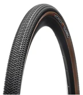 PNEU GRAVEL HUTCHINSON TOUAREG TLR HARDSKIN TAN 700X40 PRETO BEGE