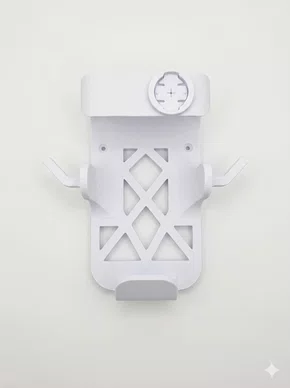 Suporte Parede Bike Capacete Sapatilha Óculos Garmin Branco