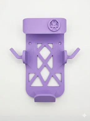 Suporte Parede Bike Capacete Sapatilha Óculos Garmin ROXO