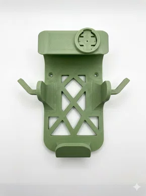 Suporte Parede Bike Capacete Sapatilha Óculos Garmin Verde