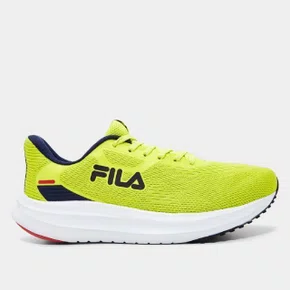 Tenis Corrida Fila Fastness Masculino Verde Limao